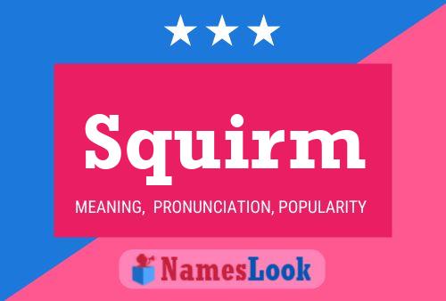 Poster del nome Squirm