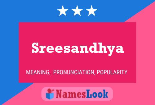 Poster del nome Sreesandhya