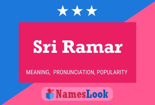 Poster del nome Sri Ramar