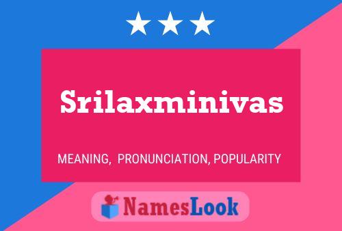 Poster del nome Srilaxminivas