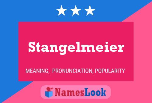 Poster del nome Stangelmeier