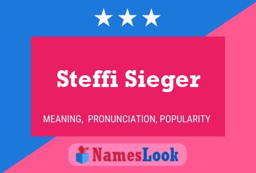 Poster del nome Steffi Sieger