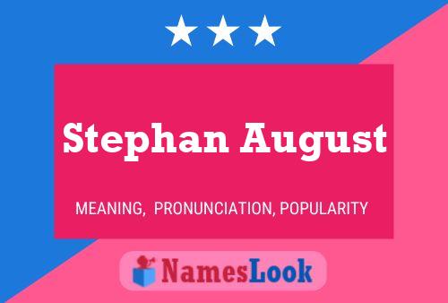 Poster del nome Stephan August