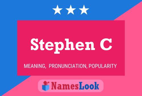 Poster del nome Stephen C