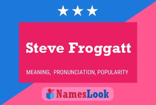 Poster del nome Steve Froggatt