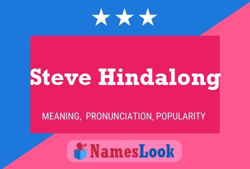 Poster del nome Steve Hindalong