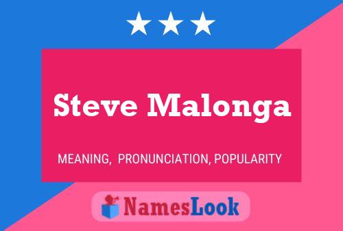 Poster del nome Steve Malonga