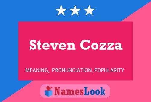 Poster del nome Steven Cozza