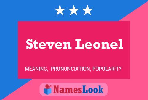 Poster del nome Steven Leonel