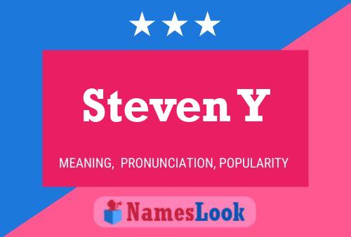 Poster del nome Steven Y