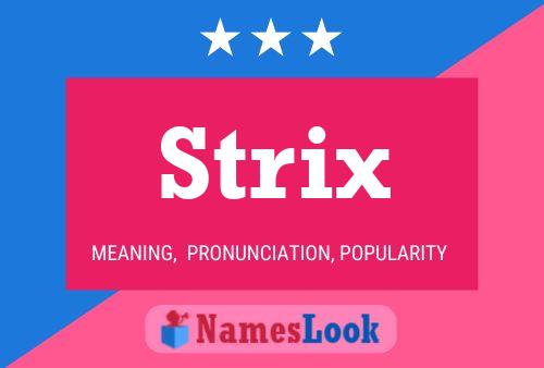 Poster del nome Strix