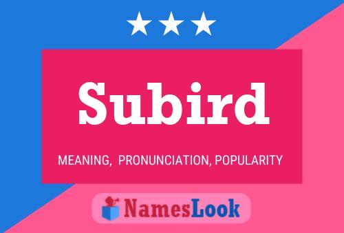 Poster del nome Subird