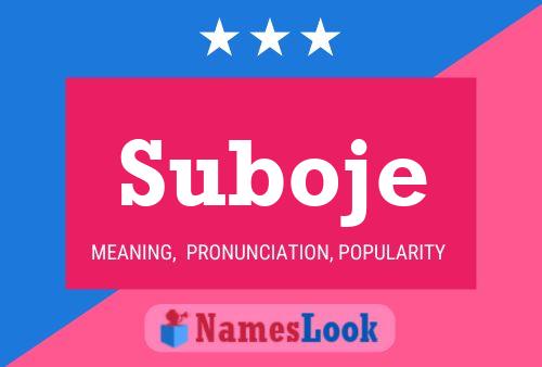 Poster del nome Suboje