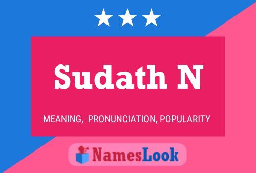 Poster del nome Sudath N