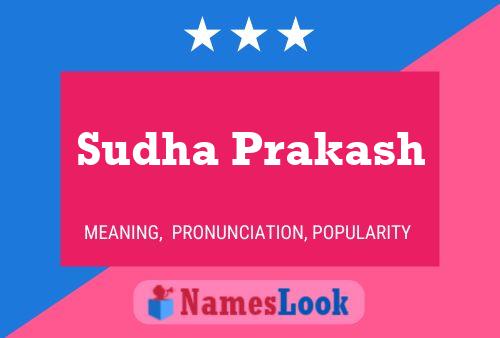 Poster del nome Sudha Prakash