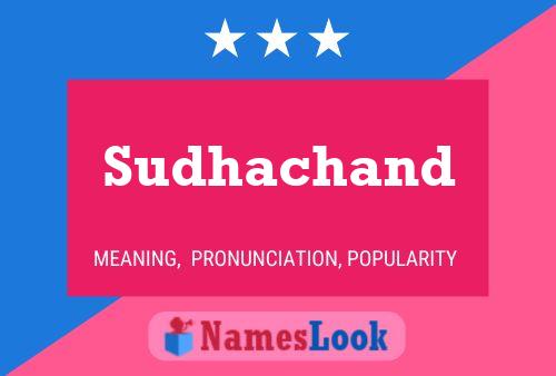 Poster del nome Sudhachand