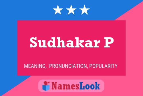 Poster del nome Sudhakar P