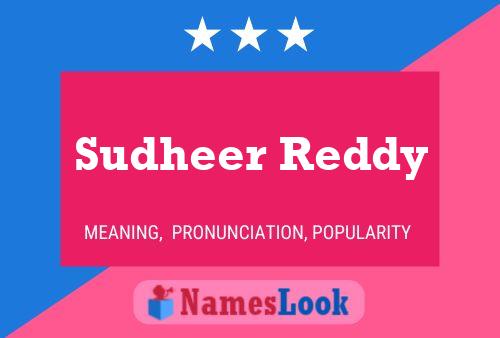 Poster del nome Sudheer Reddy