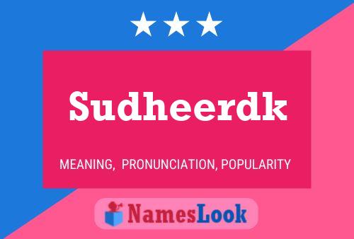 Poster del nome Sudheerdk