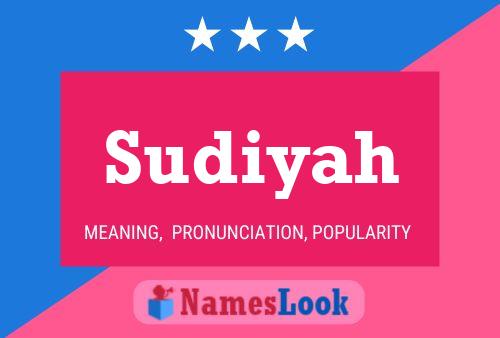 Poster del nome Sudiyah