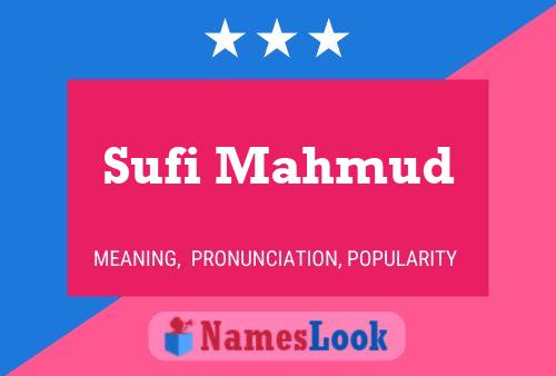 Poster del nome Sufi Mahmud