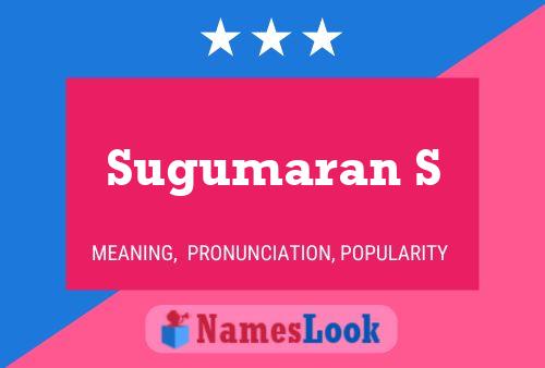 Poster del nome Sugumaran S