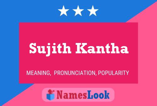 Poster del nome Sujith Kantha