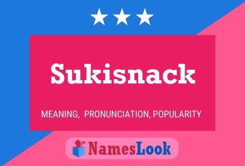 Poster del nome Sukisnack