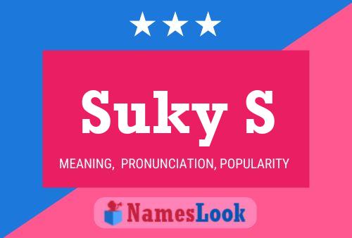 Poster del nome Suky S