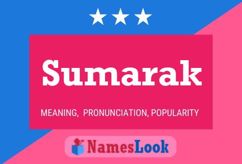 Poster del nome Sumarak