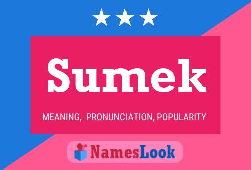 Poster del nome Sumek