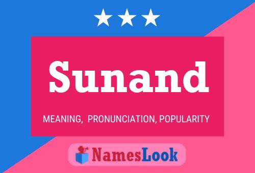 Poster del nome Sunand