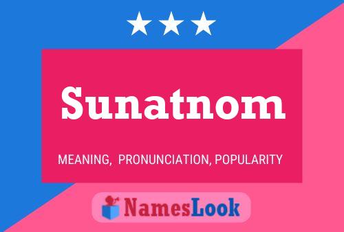 Poster del nome Sunatnom