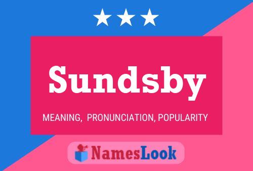 Poster del nome Sundsby