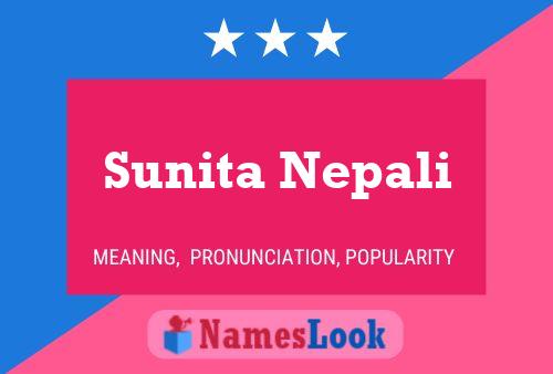 Poster del nome Sunita Nepali