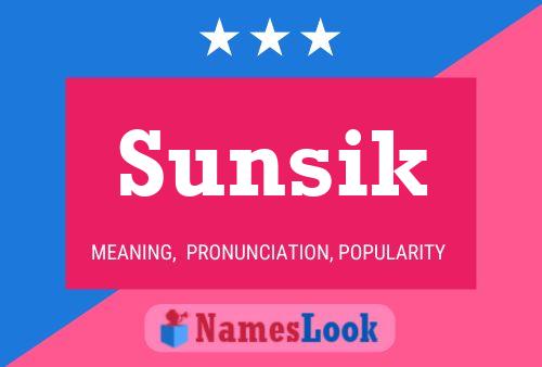 Poster del nome Sunsik