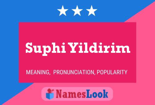 Poster del nome Suphi Yildirim