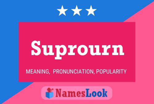 Poster del nome Suprourn