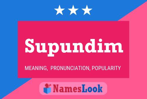 Poster del nome Supundim