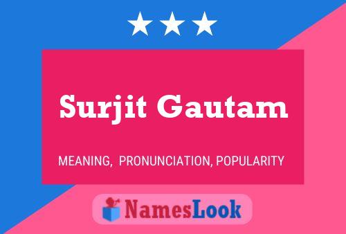 Poster del nome Surjit Gautam