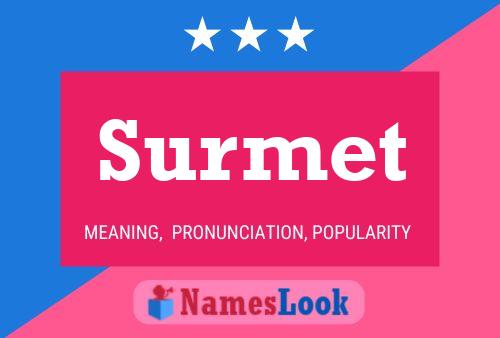 Poster del nome Surmet