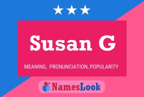 Poster del nome Susan G