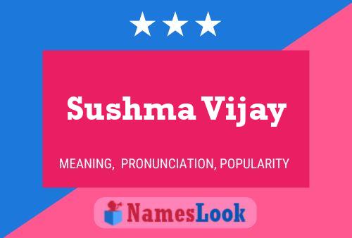 Poster del nome Sushma Vijay