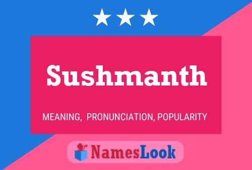 Poster del nome Sushmanth