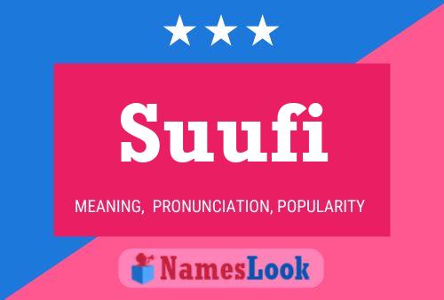 Poster del nome Suufi