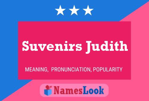 Poster del nome Suvenirs Judith