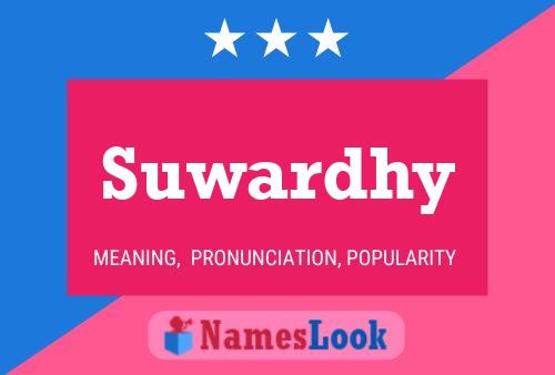 Poster del nome Suwardhy