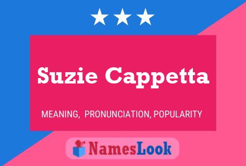 Poster del nome Suzie Cappetta