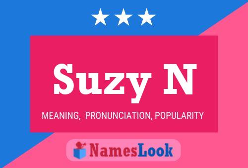 Poster del nome Suzy N