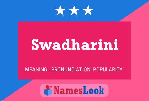 Poster del nome Swadharini